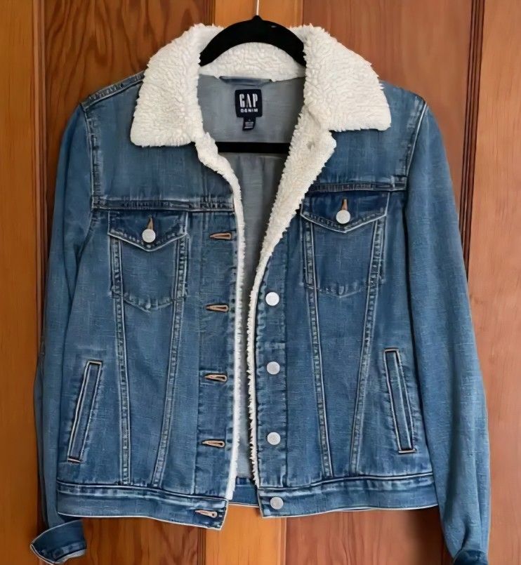 GAP JEAN SHERPA JACKET  