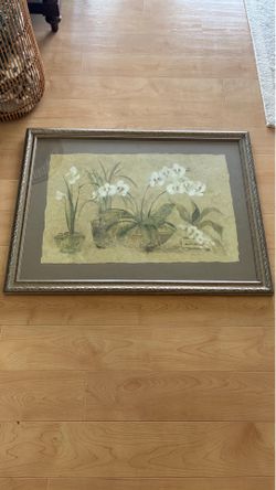 Framed art with glass  38x29