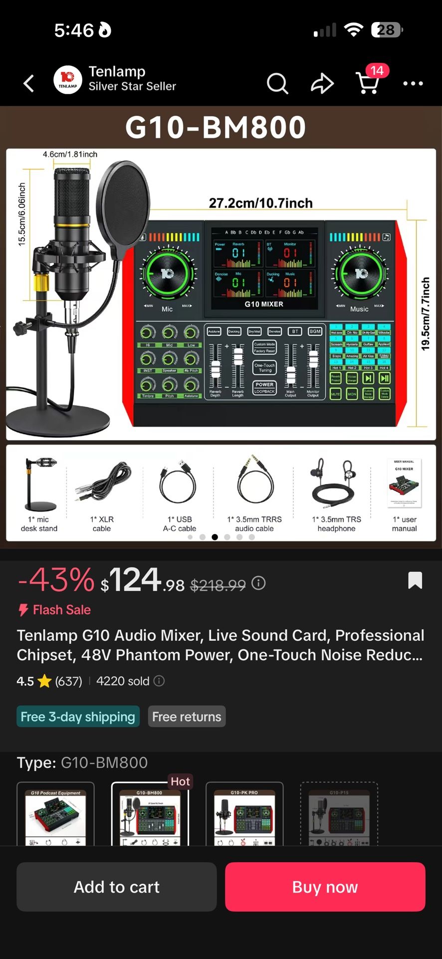 G-10 Mixer From TikTok Shop