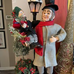 Very popular Christmas Carol by Charles Dickens  Bob Cratchit and tiny Tim