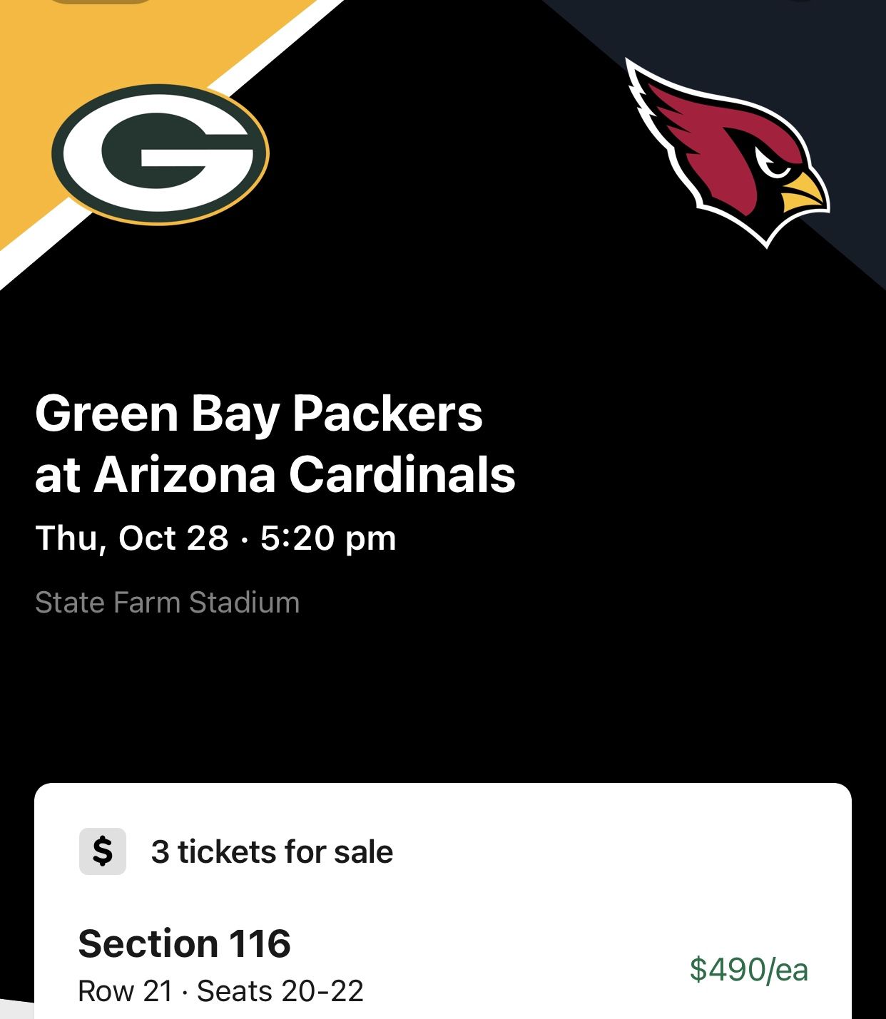 Cardinals And Packers