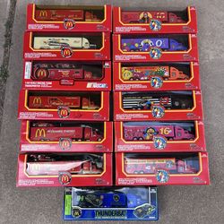 New 1:64 diecast McDonald’s racing team haulers
