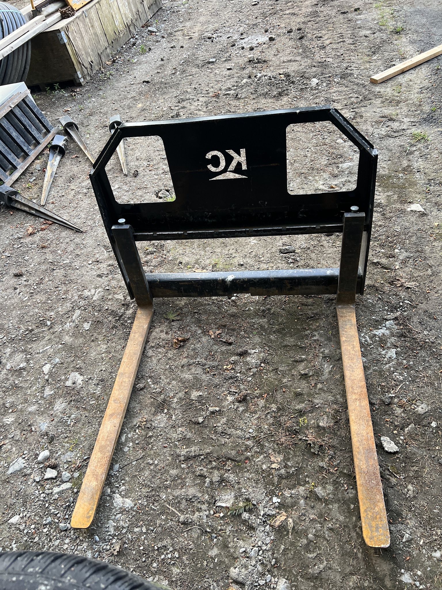 Skid Steer Fork Attachment