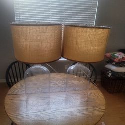 2 Modern Style Lamps