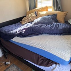 IKEA Queen Bed.  With Mattress. Great
