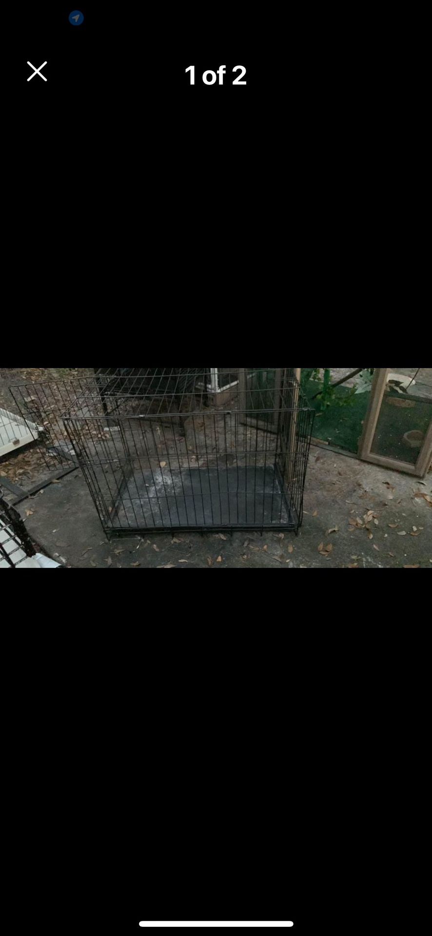 42” Extra Large Metal Dog Crate With Tray