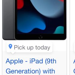 $300- iPad Gen 9.  