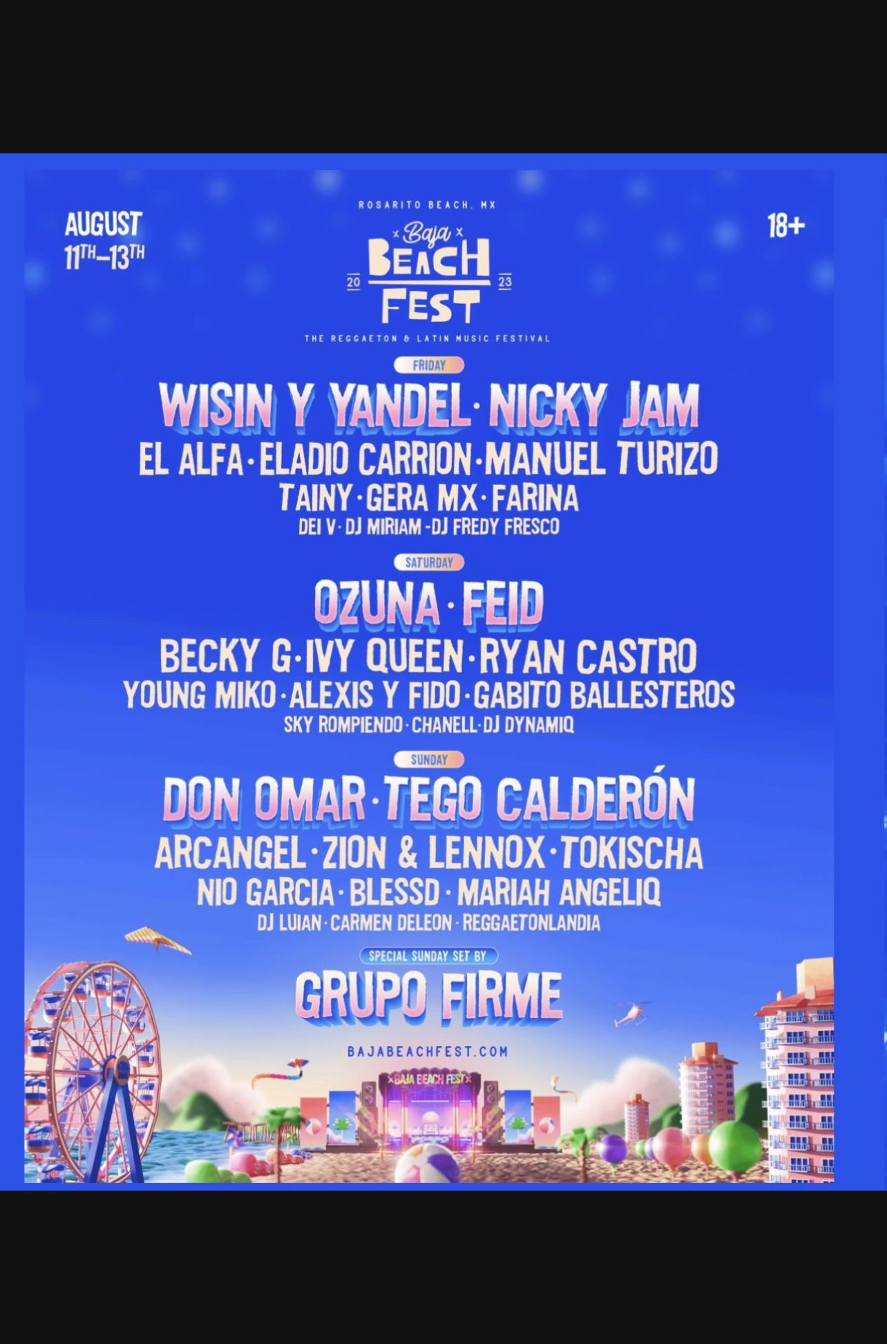 Selling Baja Beach Fest Ticket GA