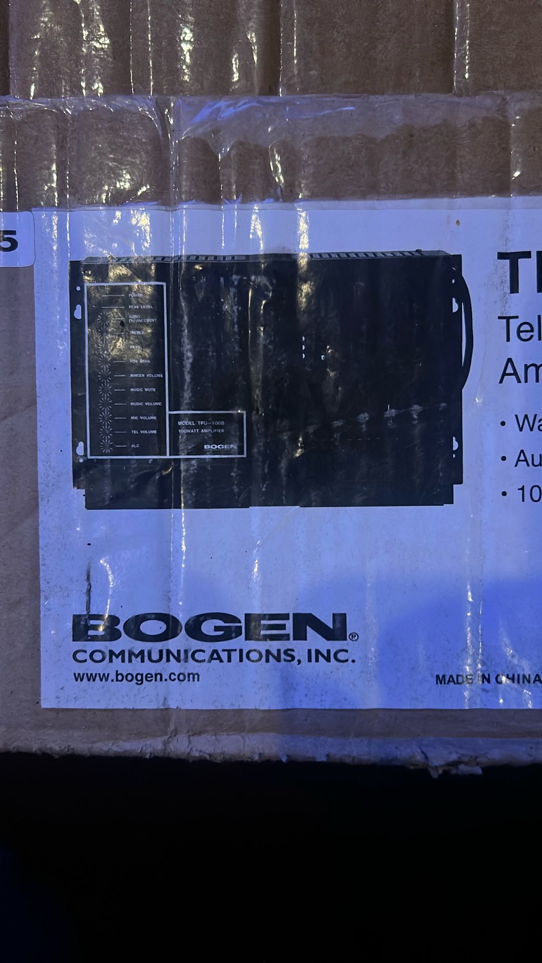 Bogen Telephone Paging Amplifier