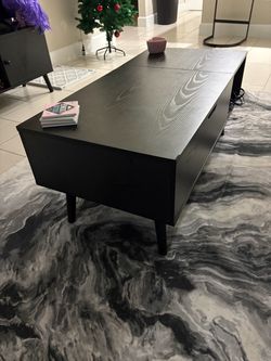 Black coffee table