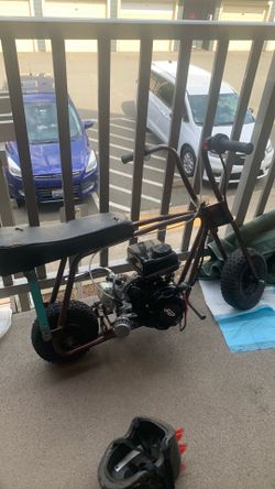 99cc mini bike with extra 212cc engine