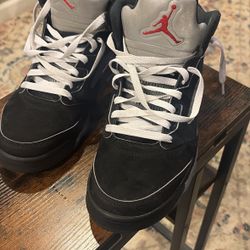 JORDAN 5 Black Metallic With box