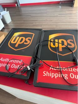 UPS lite up signs