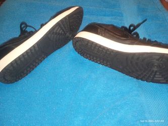 Jordan Air Jordan 1 Low Black Crocodile Pattern Low Top Sneakers, Black/White