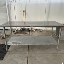 Regency Spec Line Stainless Steel Work Table 30" × 72" - 14 Gauge w/ Undershelf
