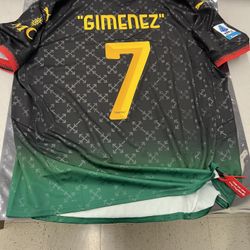 Off White AC Milan Santi Gimenez Jersey Size XXL