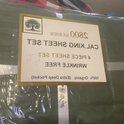 Brand New 2800 Cal . King Four Piece Sheets Extra Deep Pocket