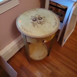 Round Table with  drawer.