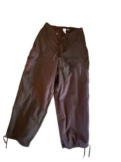 Collusion two toned brown mauve cargo cotton Parachute Cargo Pants
