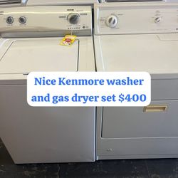 Nice Kenmore Washer And Gas Dryer Set 