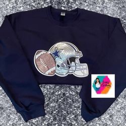 Cowboys Sequin Sweatshirt