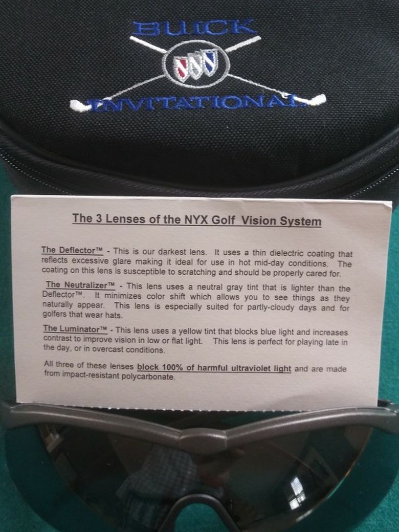 NYX GOLF SUNGLASSES