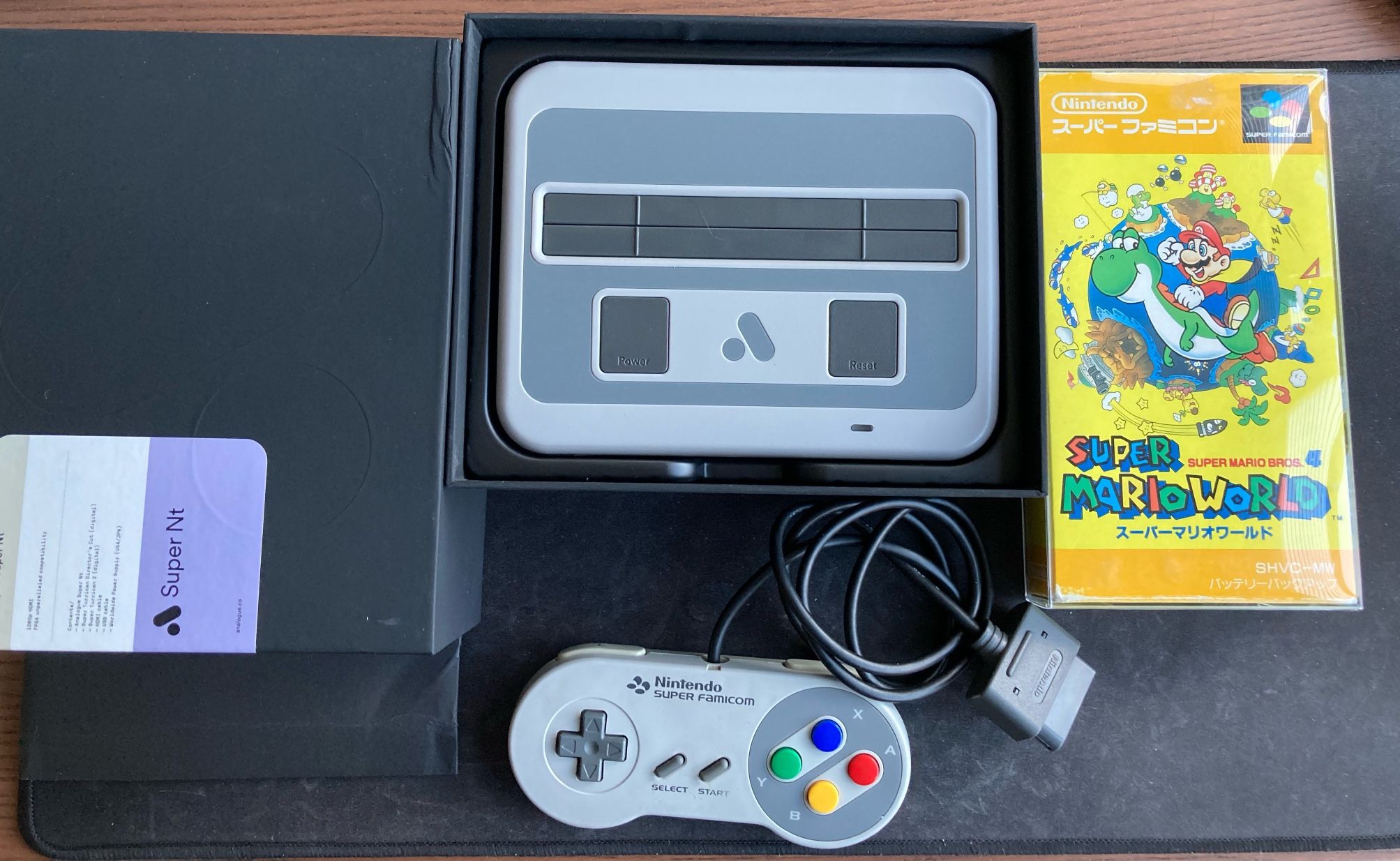 Analogue Super Nintendo (Super NT) With Extras