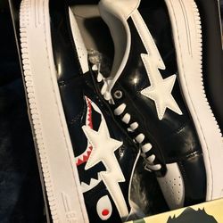 A Bathing Ape Bapesta Low M1 'Shark Face - Black' in Size 11.0 (BRAND NEW) 👉 $300 •NO trades (comprehend this!