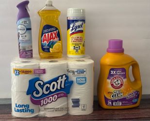 Household Cleaning & Essentials Bundle $25 for all