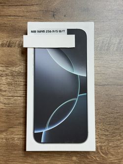 On Sale iPhone 16 Pro Max 256GB Physical Sim In Bax Unlocked 