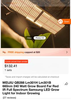 240w grow light - Full Spectrum