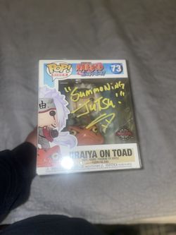*SIGNED* Funko Pop! Animation Naruto Jiraiya On Toad 73 PSA AUTHENTICATION 
