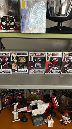 Funko pops and memorabilia