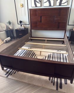 Queen Size Bed Frame - $125