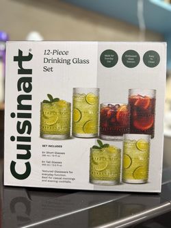 Cuisinart 12-Piece Drinking Glass Set