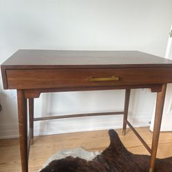 West elm Slope Leather Chair And Desk