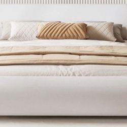 Modern Curve Eastern King Size Bed Frame (no mattress)