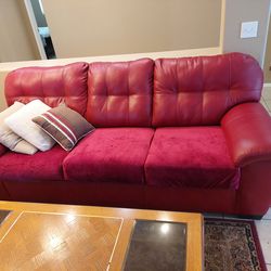 Sofa and pull out queen size bed