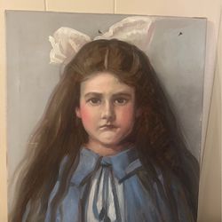 Oil painting on canvas signed