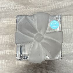 Tiffany And Co Crystal Gift Box Paper Weight