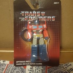 Optimus prime keychain