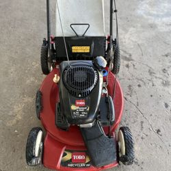 Lawnmower Toro Gas Lawn Mower Self Propelled