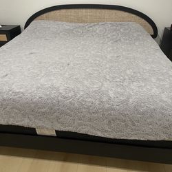 King Bed Frame With Big Dressed And Two Night Stands! New 