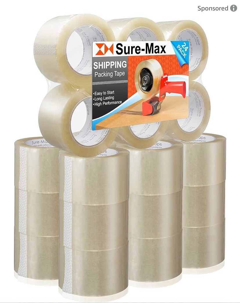 Industrial Tape - 2 Mil, 3" x 110 yds, Clear