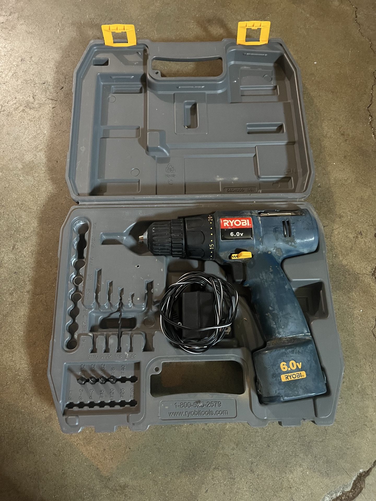 Vintage Ryobi 6.0V Drill