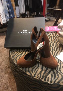 Coach suede shoes