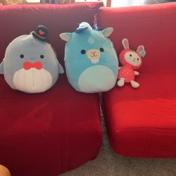 Plush Animals 3 Pieces New With Tag