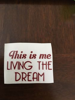 Vinyl decal