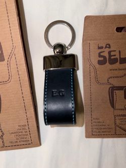 Key chain real leather  from Italy 🇮🇹