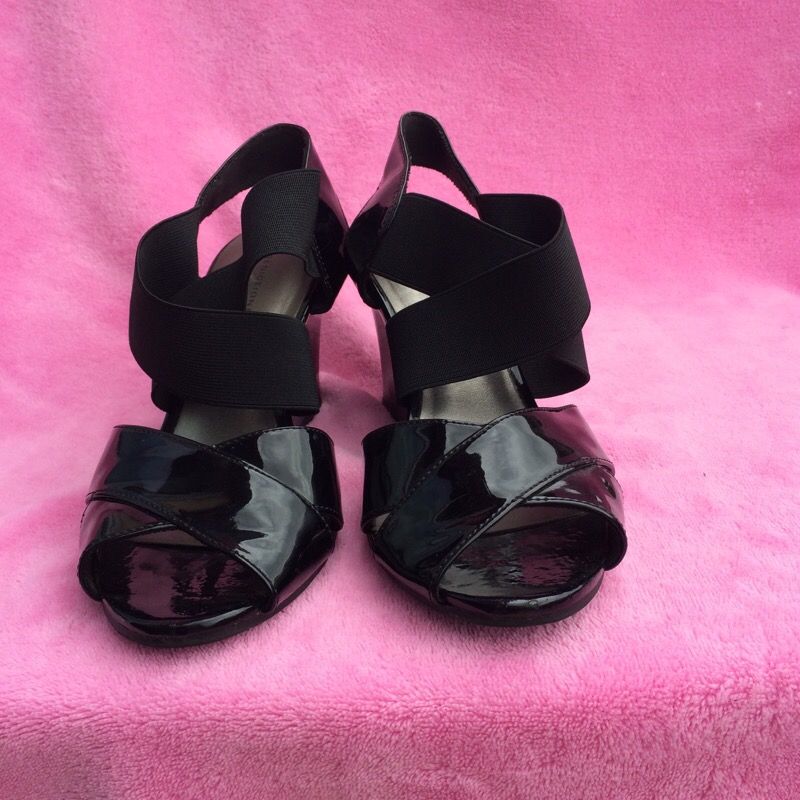 Black summer shoes